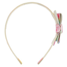 Load image into Gallery viewer, Rainbow Charm Glitter Bow Hair Band
