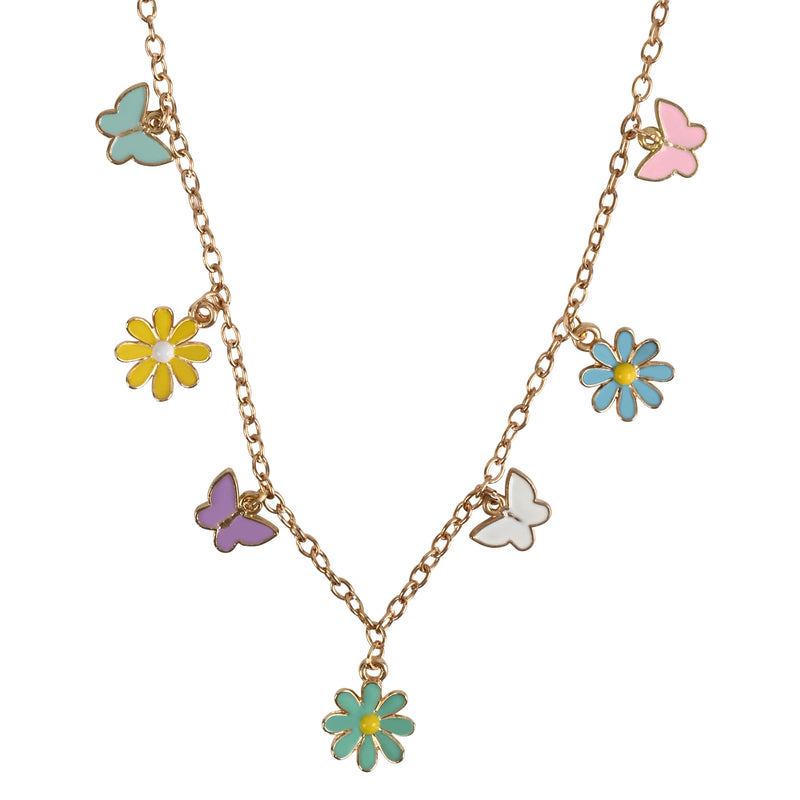 Charm Floral Necklace Gift Set for Sister