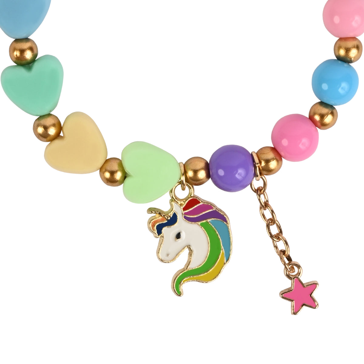 Unicorn Beaded Bracelet Rakhi for Girls