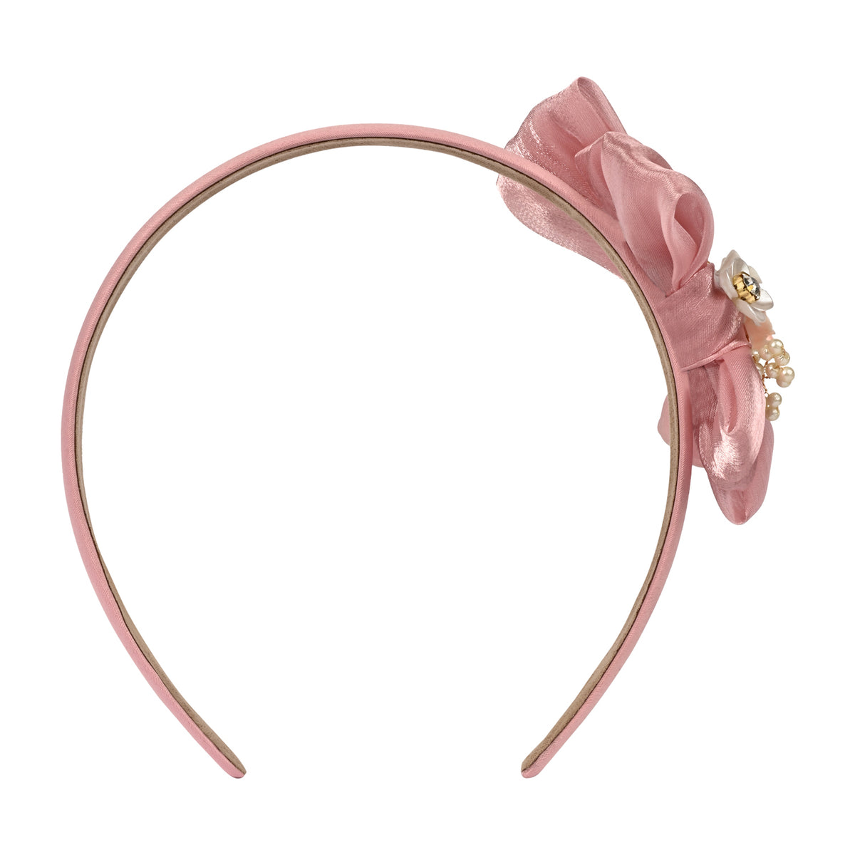 Filigree Embellished Bow Hairband
