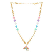Load image into Gallery viewer, Unicorn Rainbow Charm Necklace Jewellery Set
