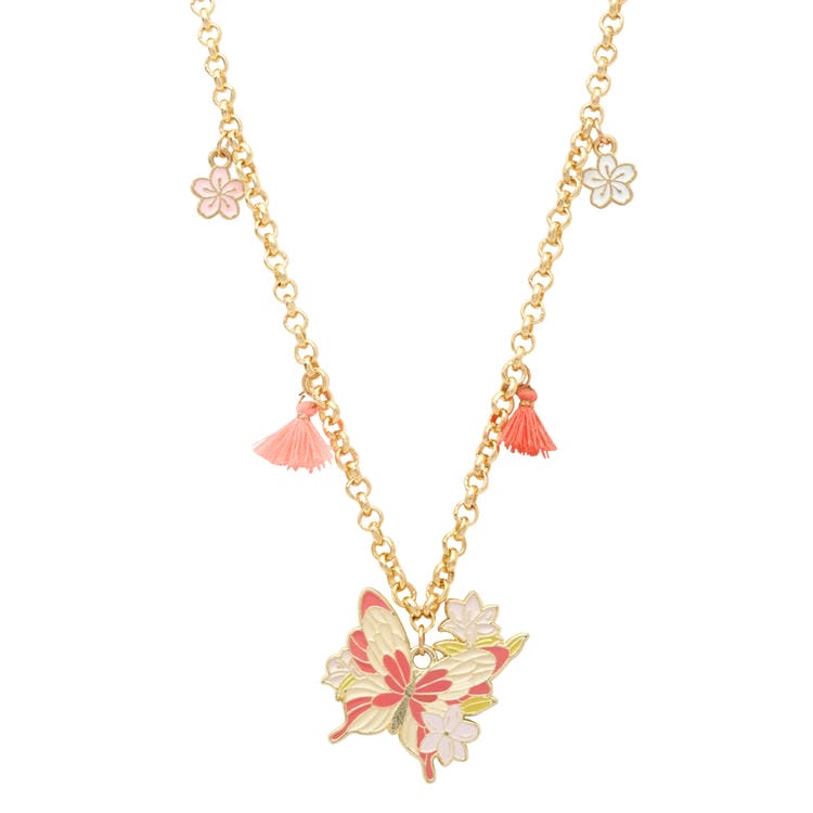 Butterfly Charm Chain Necklace