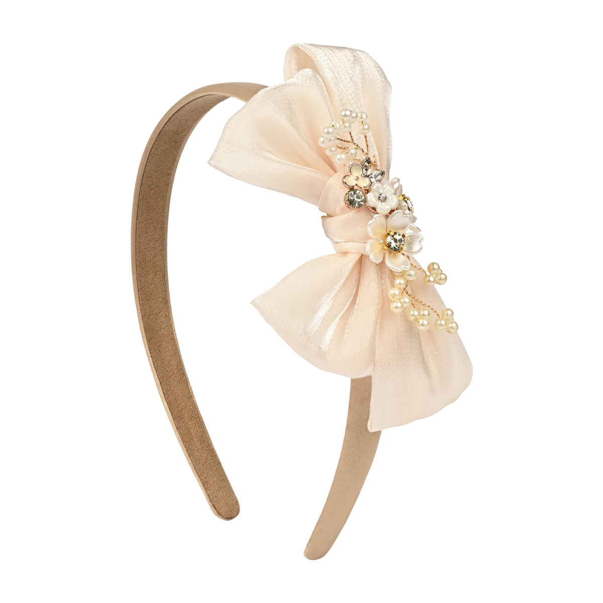 Filigree Embellished Bow Hairband