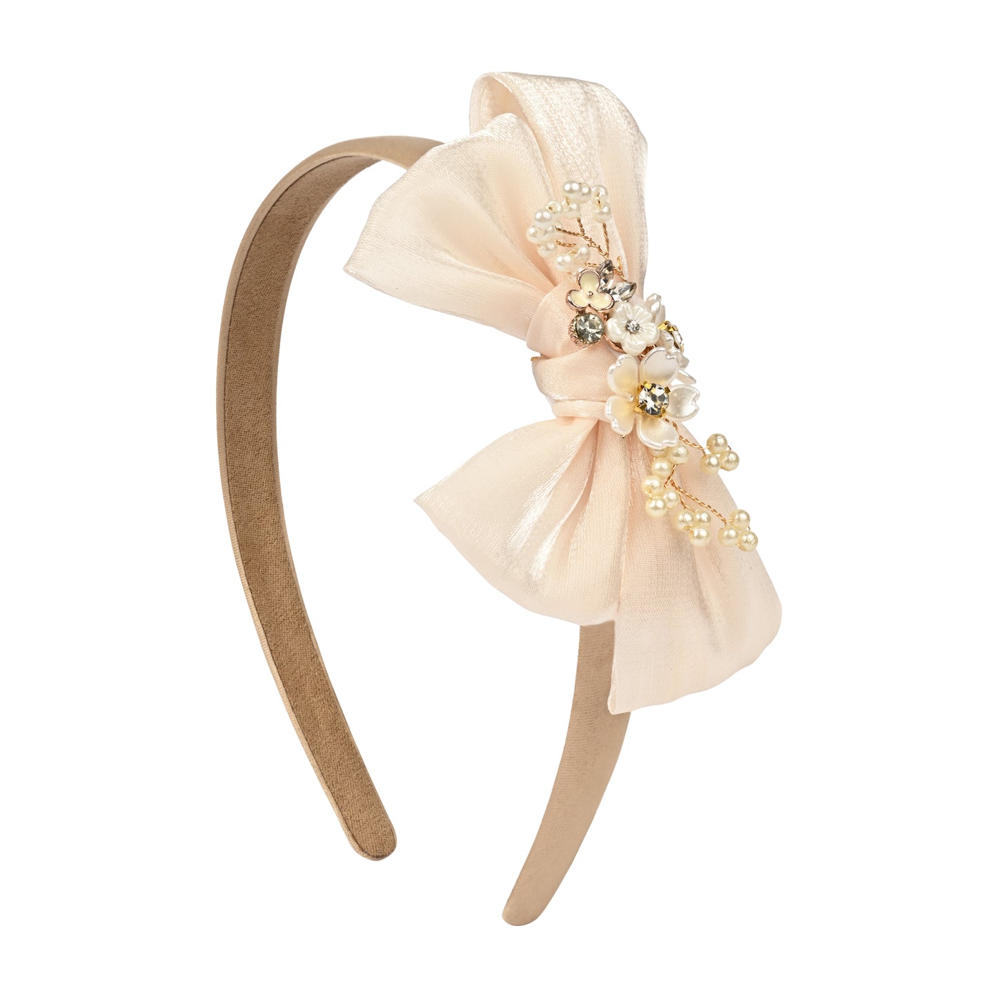 Filigree Embellished Bow Hairband