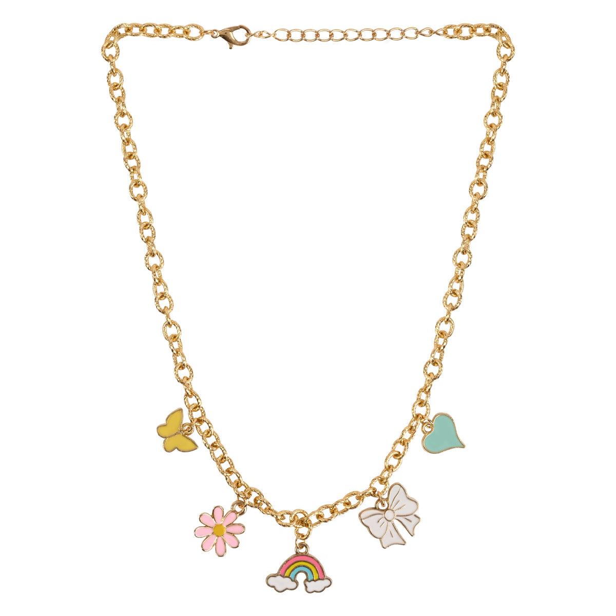 Multi Charm Bracelet Earrings & Necklace Gift Set for Sister