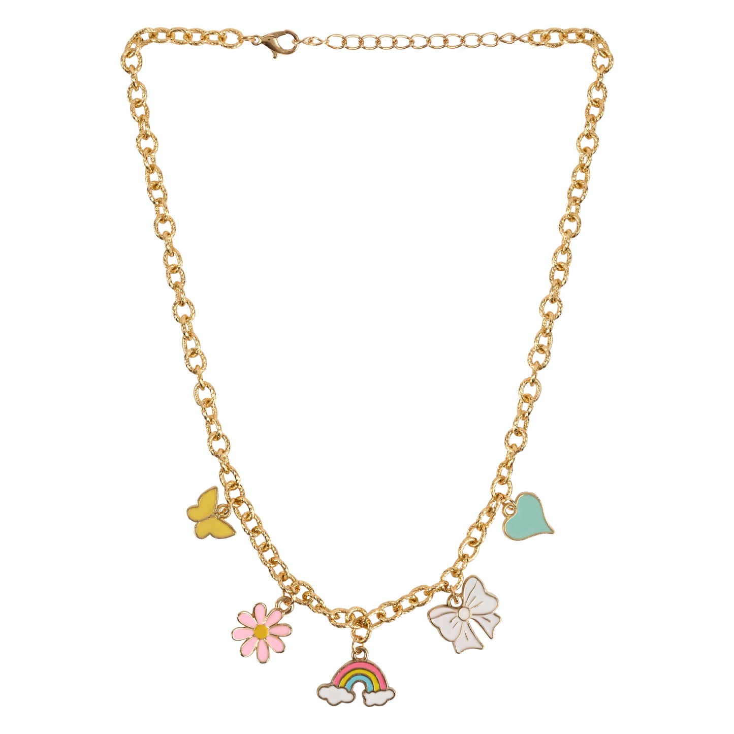 Multi Charm Bracelet Earrings & Necklace Gift Set for Sister