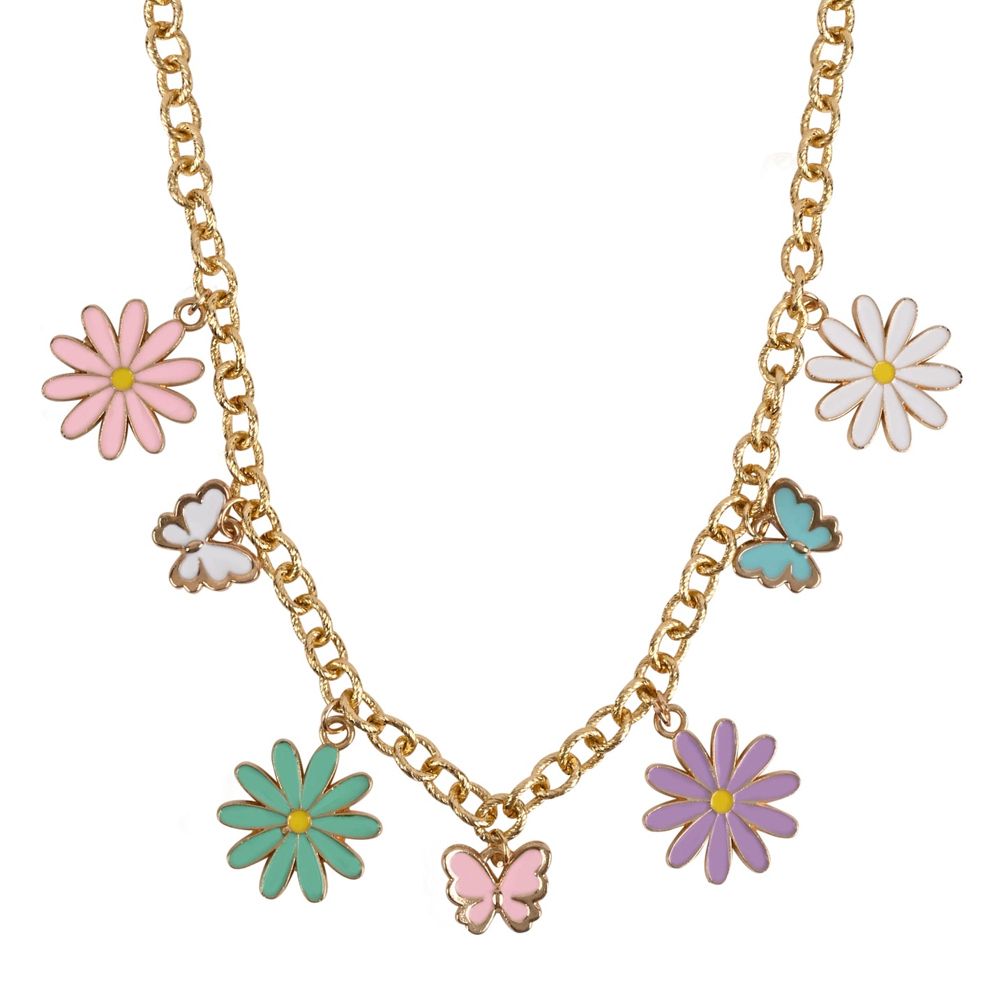 Floral Charm Necklace Gift Set for Sister