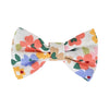 Floral Bow Hair Clips [Set of 4] - Orange