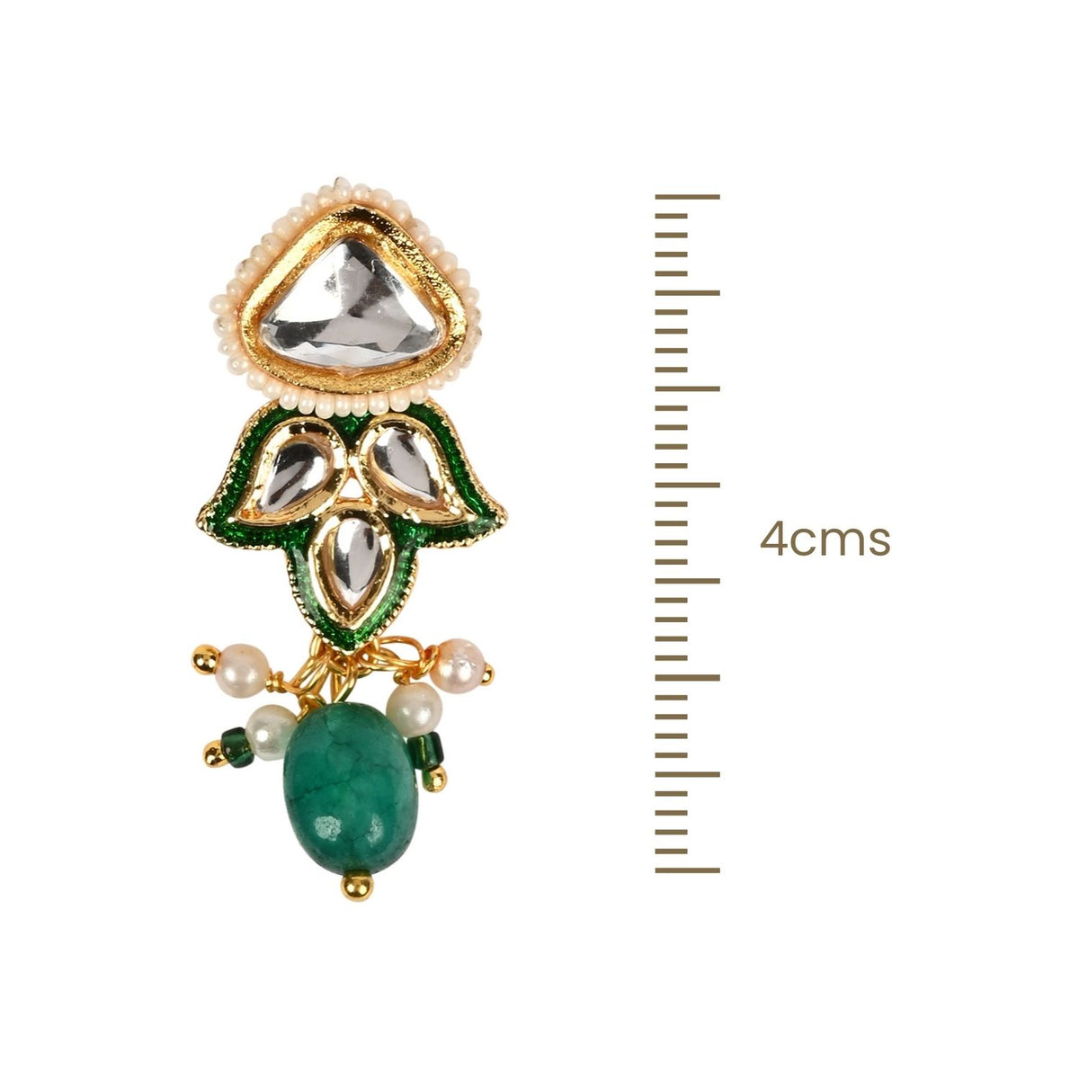 Kundan Lotus Jewellery Set for Girls