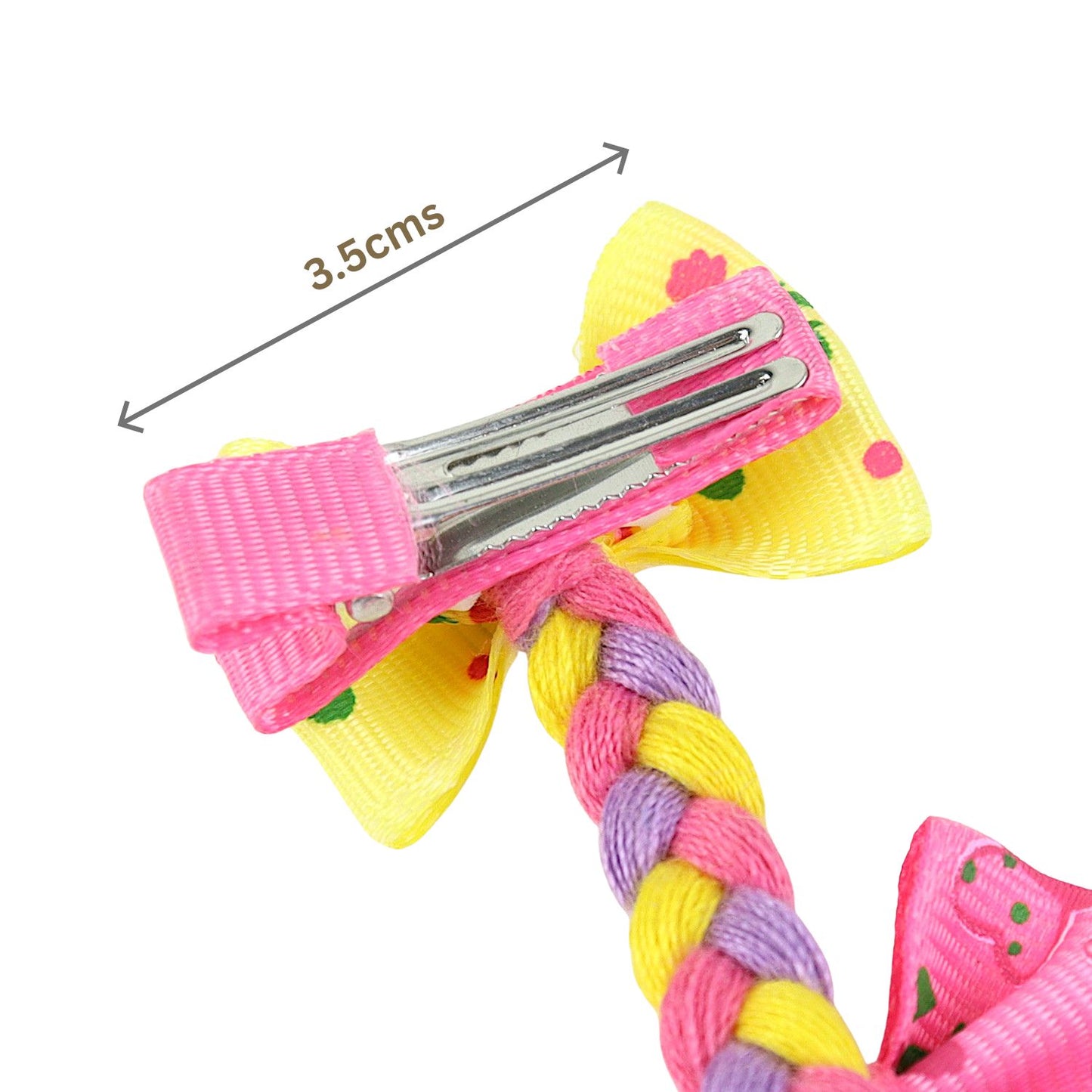 Bow Tassel Kids Hair Clips, Set of 2