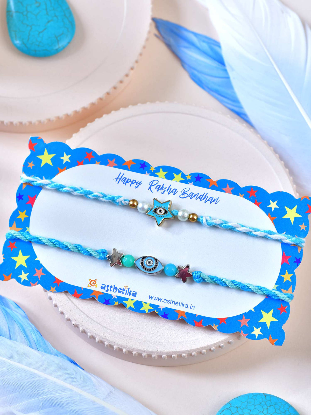 Evil Eye Set of 2 Rakhis