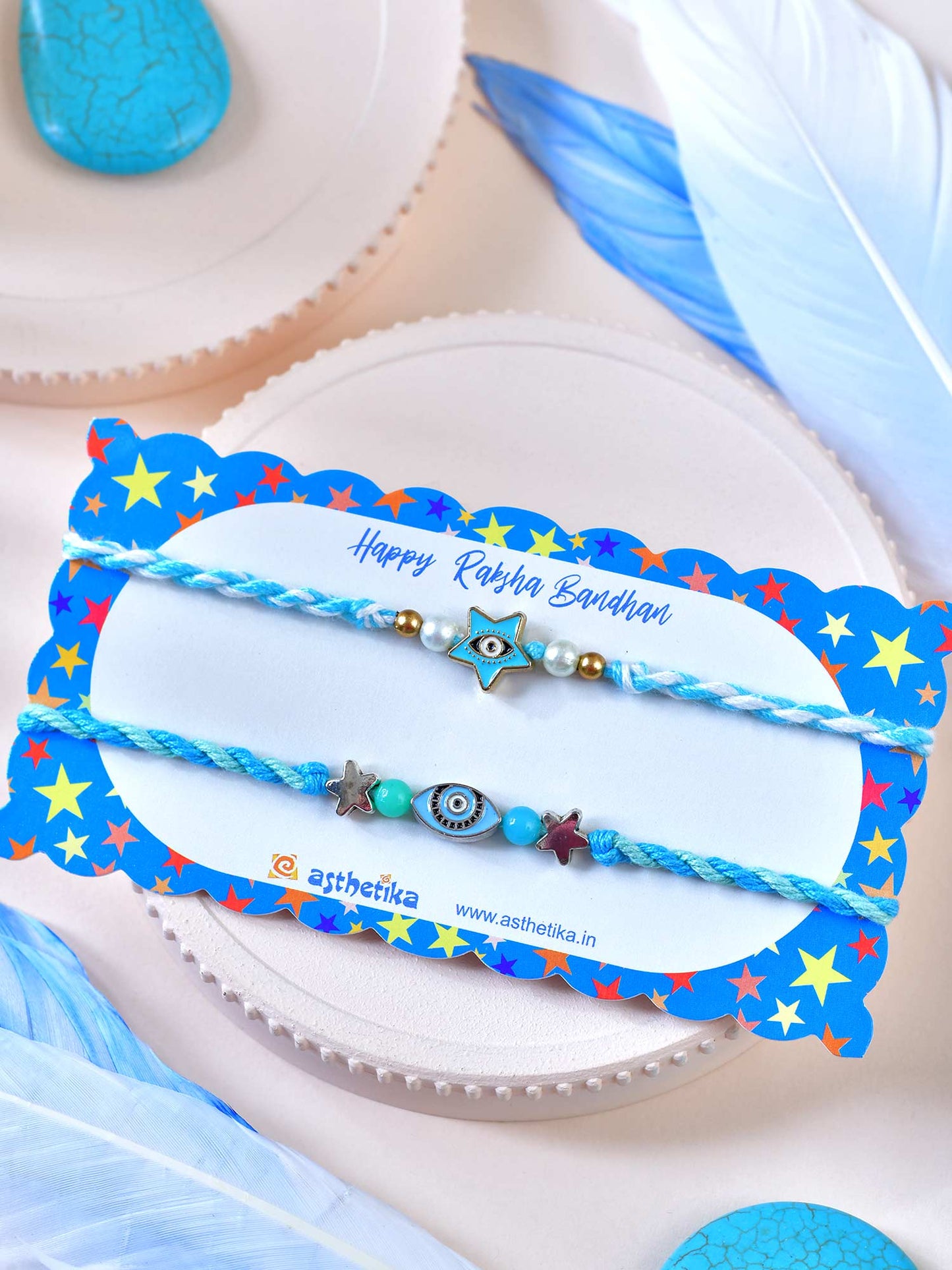 Evil Eye Set of 2 Rakhis