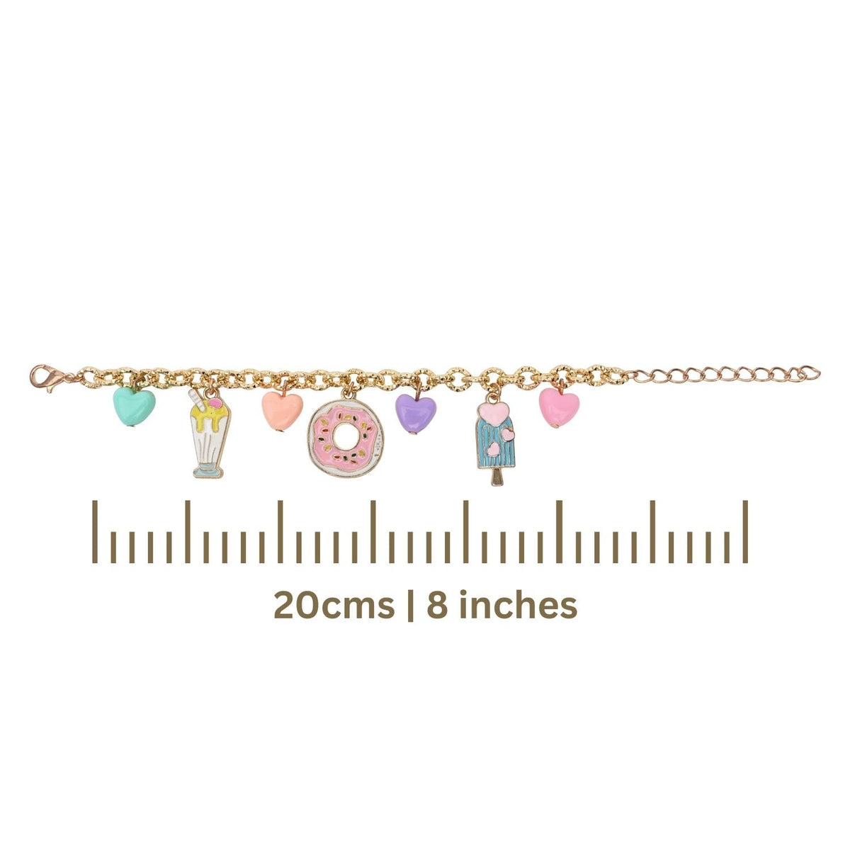 Ice-Cream Donut Charms Bracelet