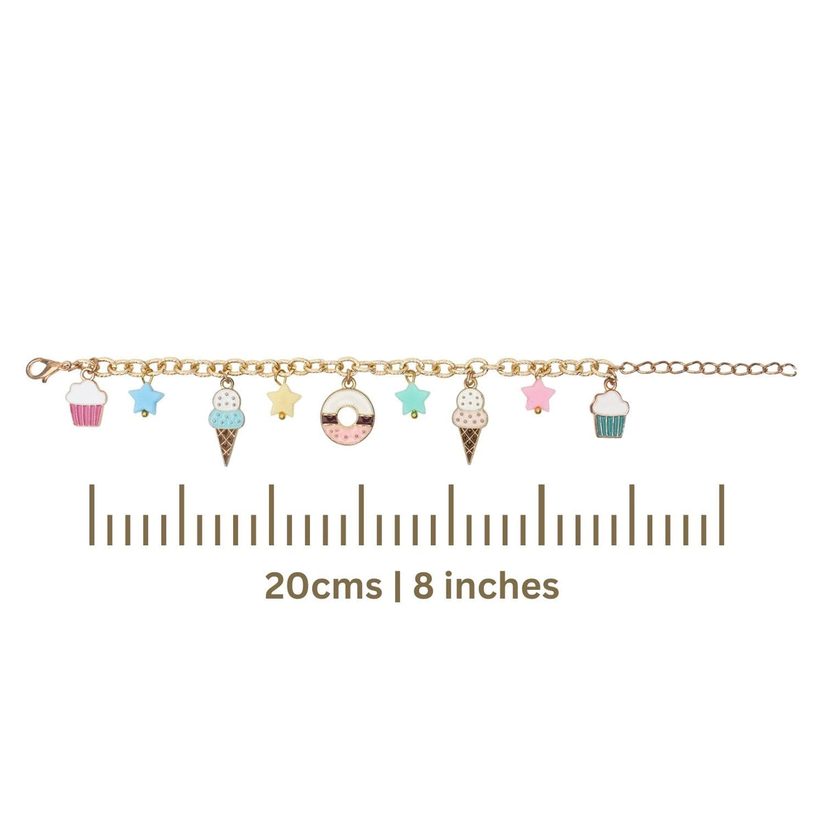 Ice-Cream Donut Charms Bracelet
