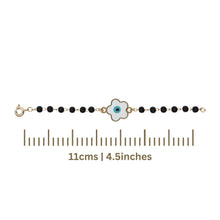 Load image into Gallery viewer, Nazariya Bracelet Floral Evil Eye Charm
