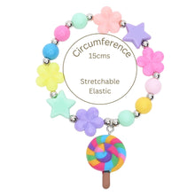 Load image into Gallery viewer, Ice-Cream Charms Necklace Bracelet Set
