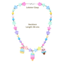 Load image into Gallery viewer, Ice-Cream Charms Necklace Bracelet Set
