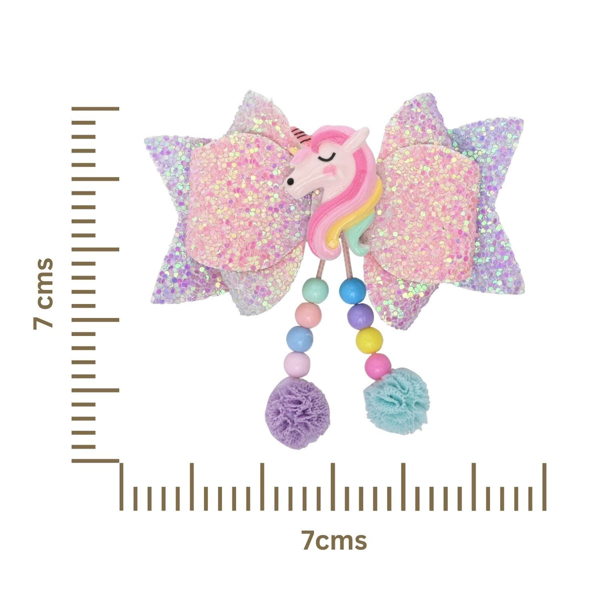 Unicorn Beaded Necklace Bracelet Finger Ring Hair Clip Jewellery Set