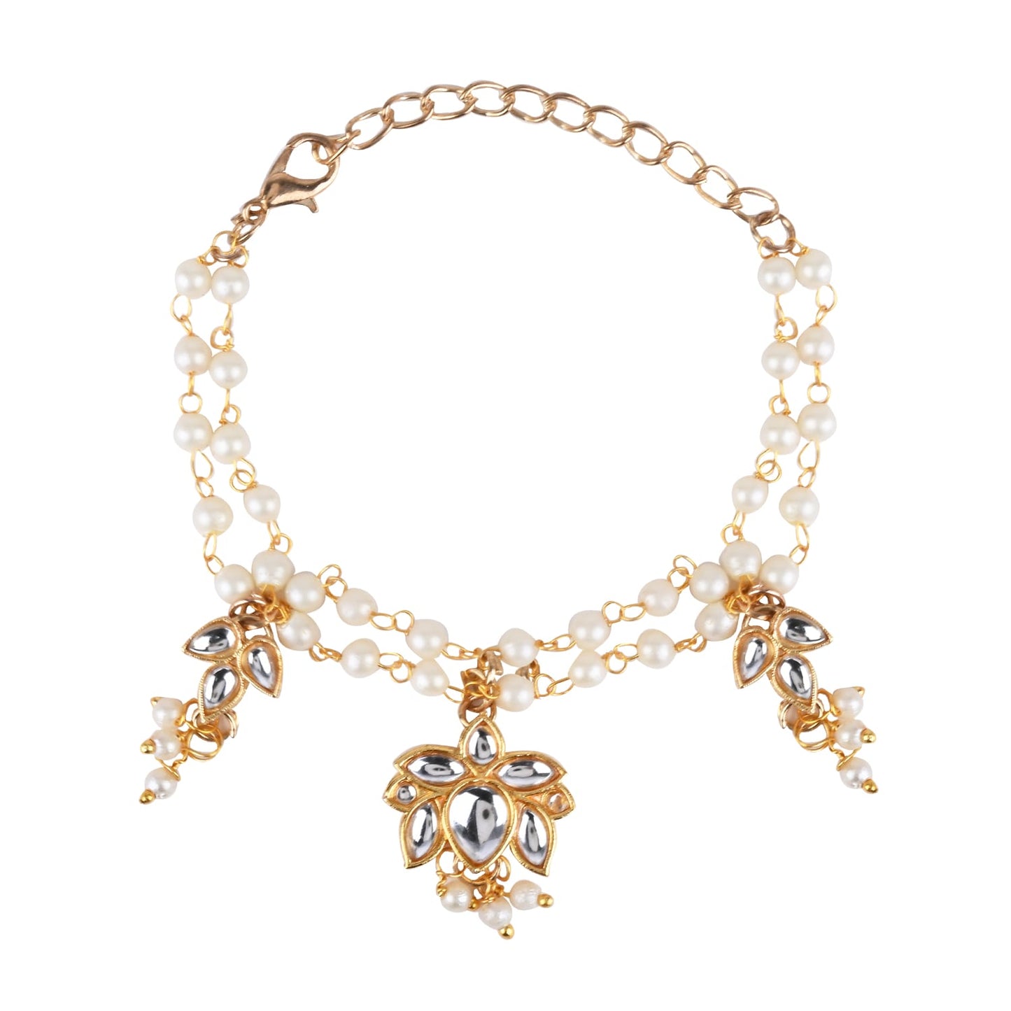 Kundan Stone Ethnic Jewellery Set for Girls