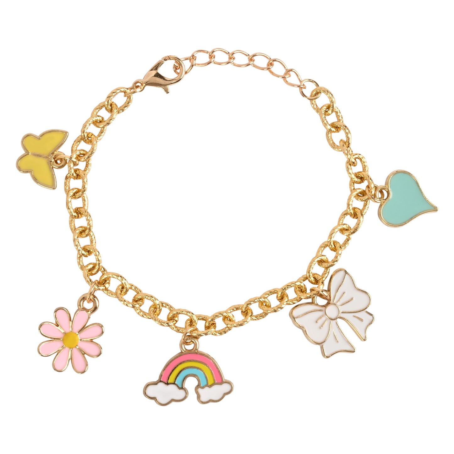 Multi Charm Bracelet Earrings & Necklace Gift Set for Sister