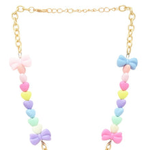 Load image into Gallery viewer, Unicorn Heart Charm Chain Necklace
