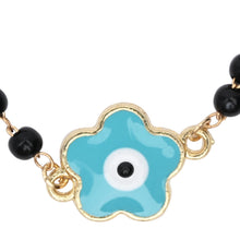 Load image into Gallery viewer, Nazariya Bracelet Floral Evil Eye Charm
