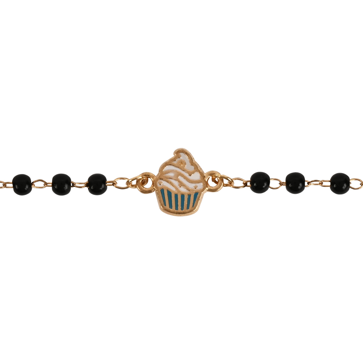 Cupcake Charm Nazariya Girls Bracelet Rakhi