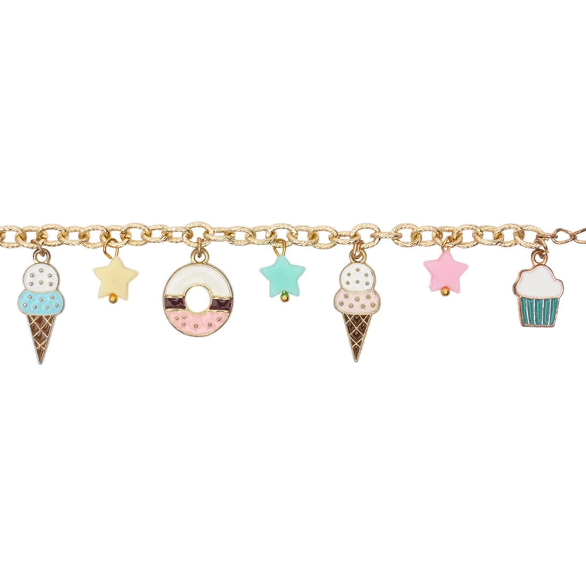 Ice-Cream Donut Charms Bracelet