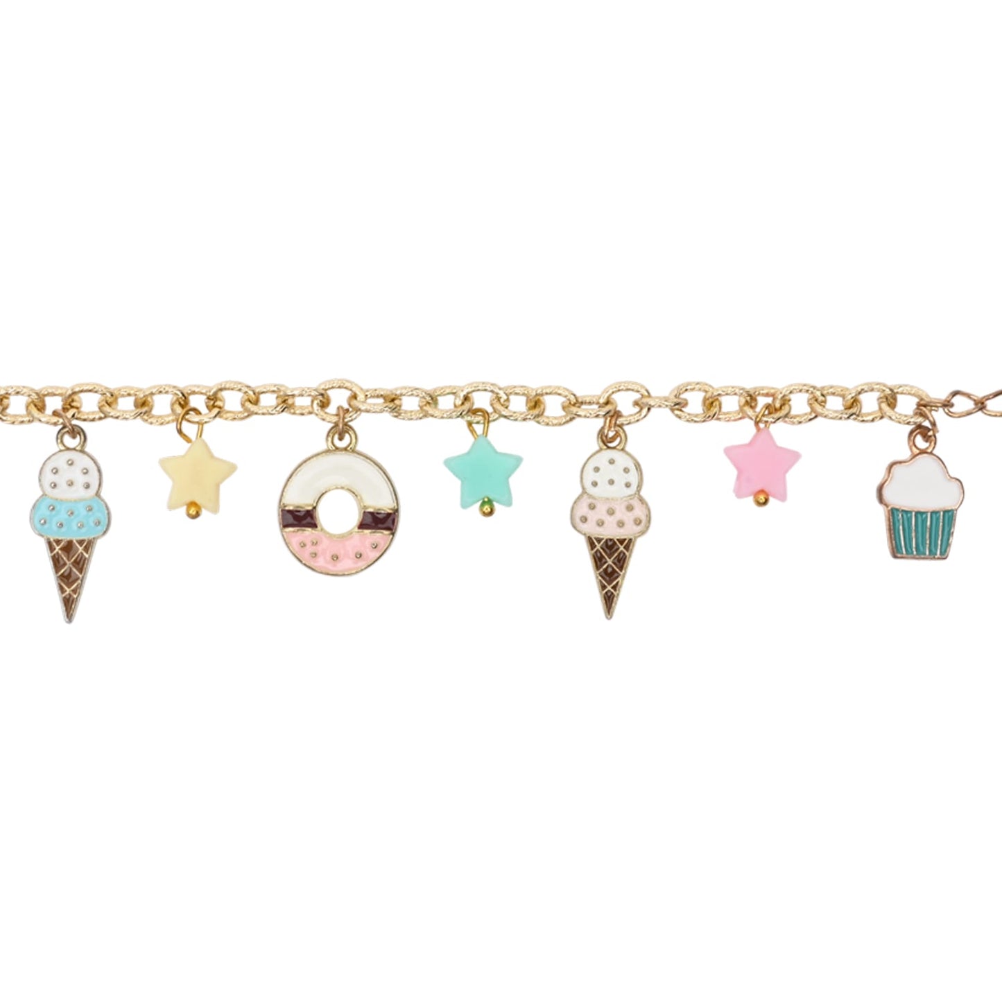 Ice-Cream Donut Charms Bracelet