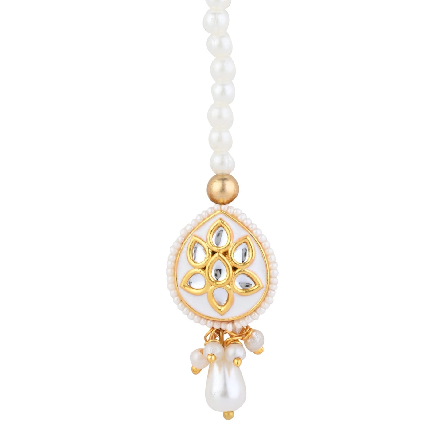 Kundan Stone Maang Tikka for Girls