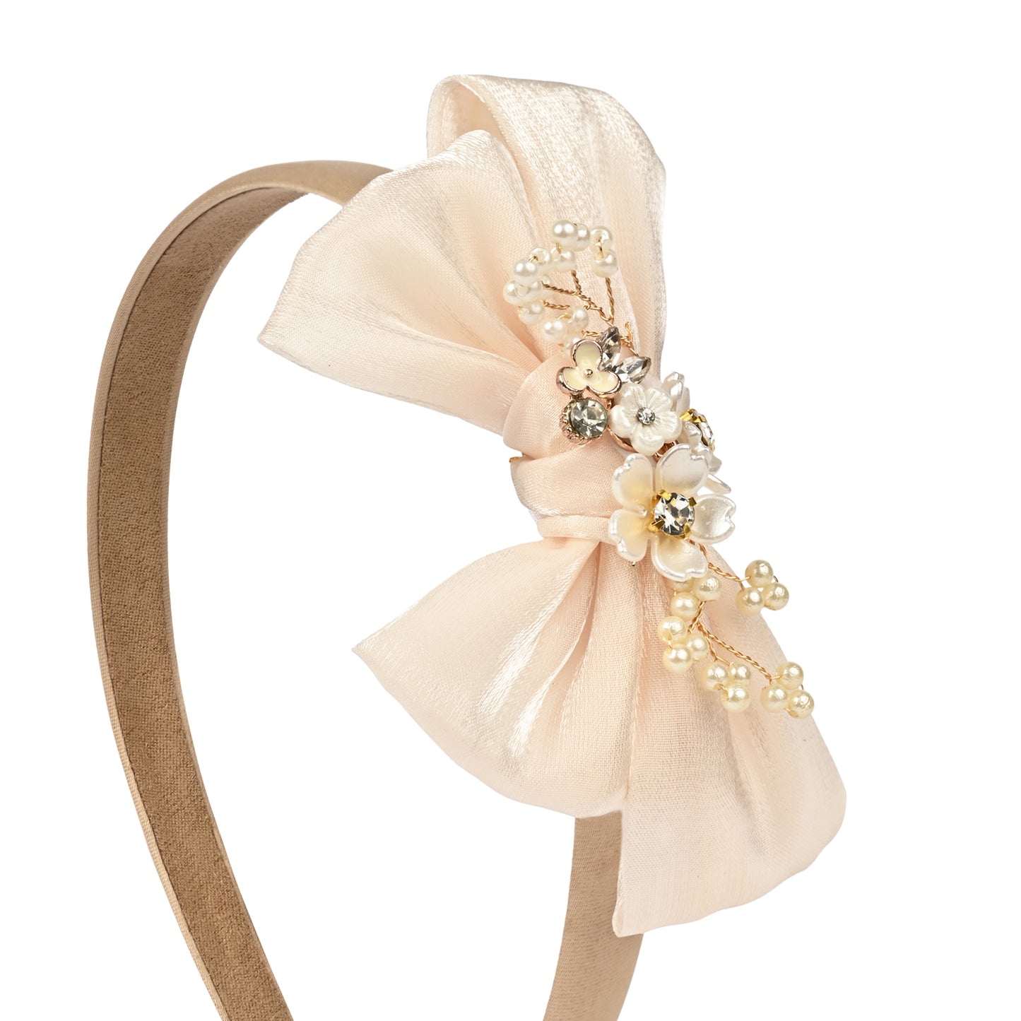 Filigree Embellished Bow Hairband