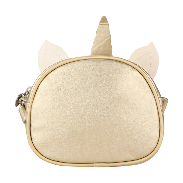 Unicorn Glitter Sling Bag - Gold
