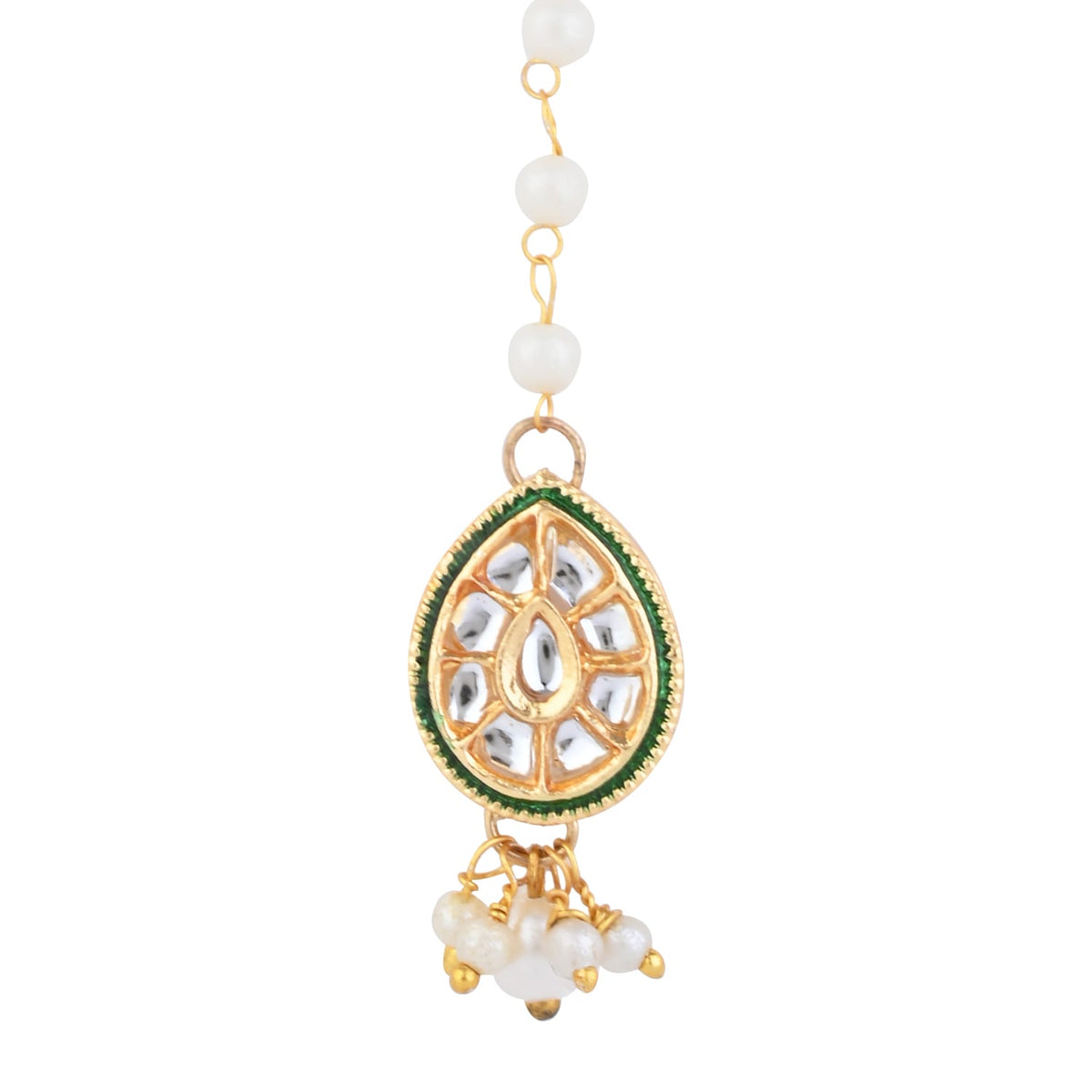 Kundan Stone Maang Tikka for Girls