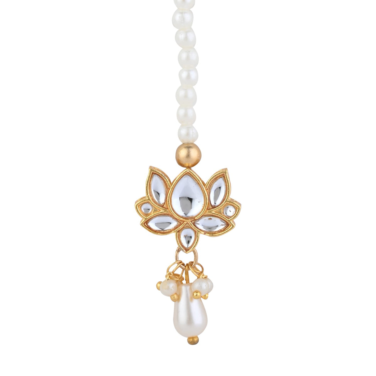 Kundan Stone Maang Tikka for Girls