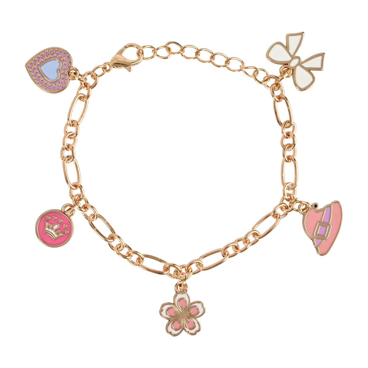 Multi Charm Necklace & Bracelet Gift Set for Sister