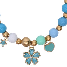 Load image into Gallery viewer, Floral Charm Beaded Bracelet
