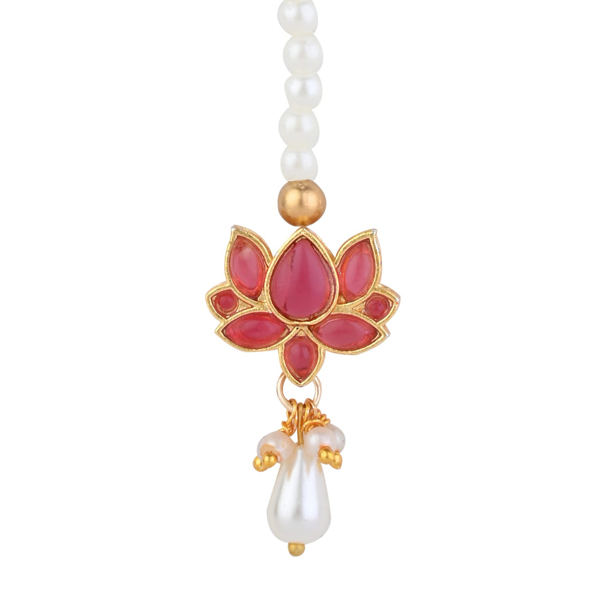 Kundan Stone Maang Tikka for Girls