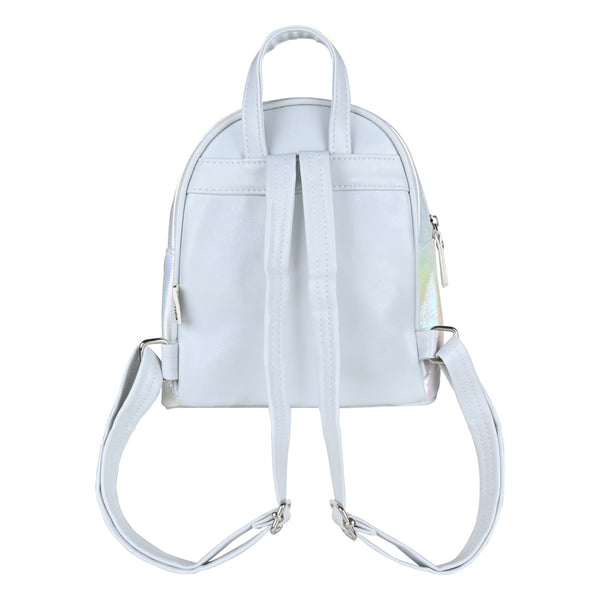 Glitter Backpack for Young Girls - Silver