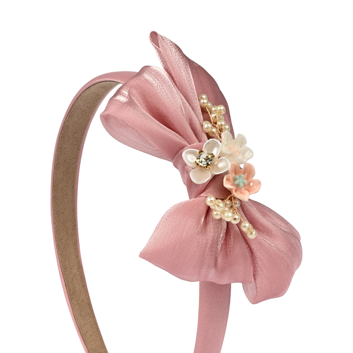 Filigree Embellished Bow Hairband