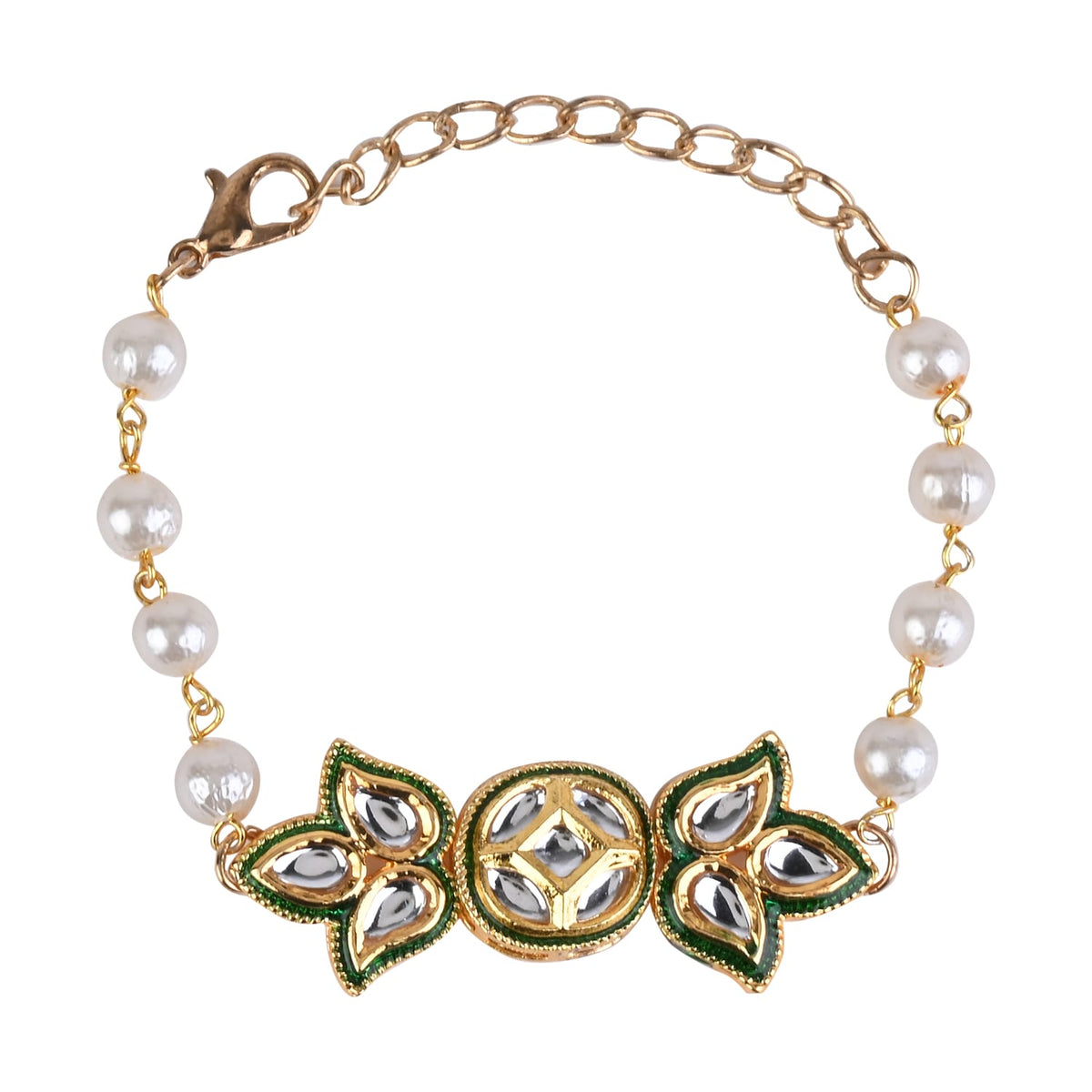 Kundan Stone Ethnic Jewellery Set for Girls
