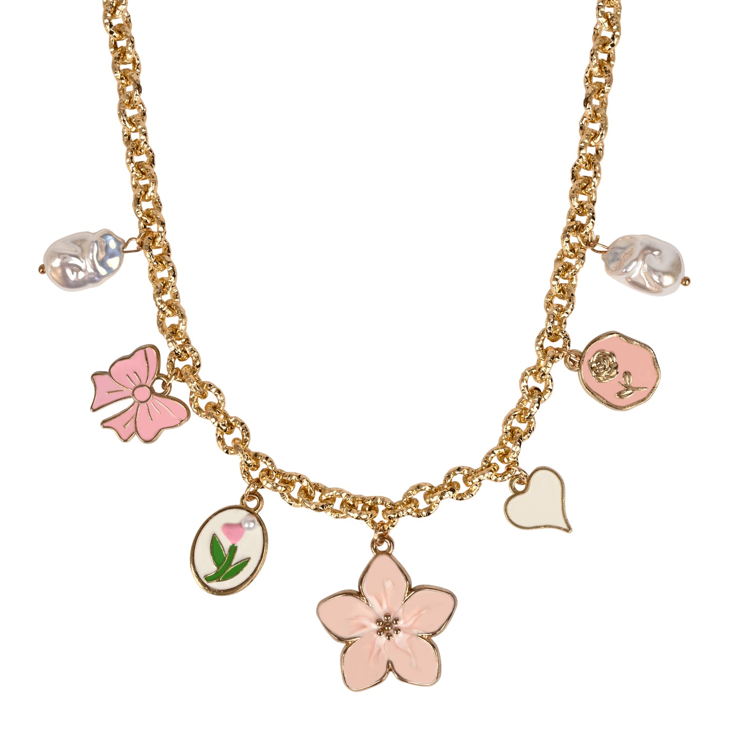 Floral Charm Necklace