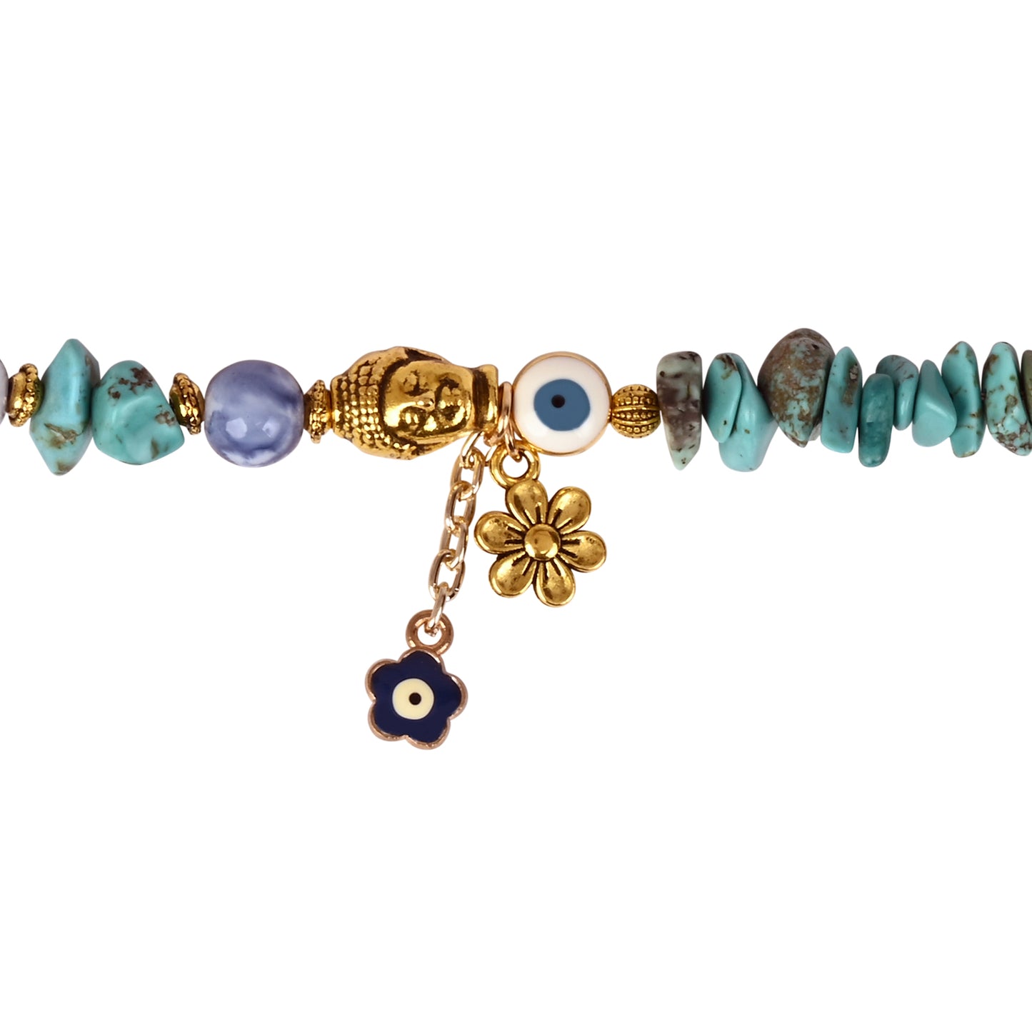 Evil Eye Charm Turquoise Bracelet