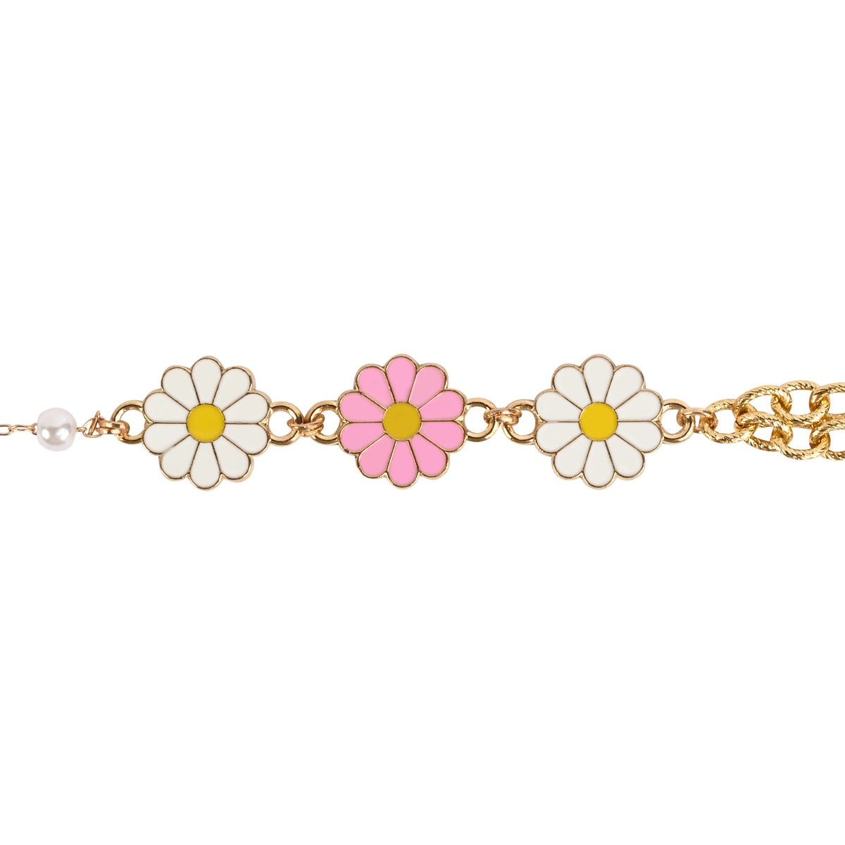 Floral Charm Bracelet Rakhi for Girls