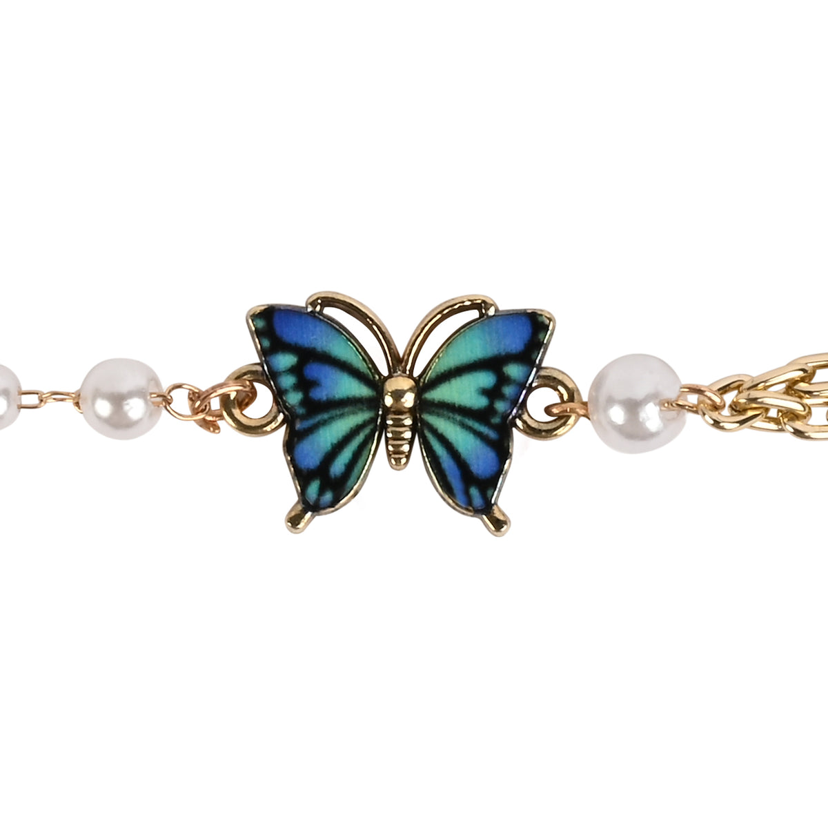 Butterfly Charm Bracelet Rakhi for Girls