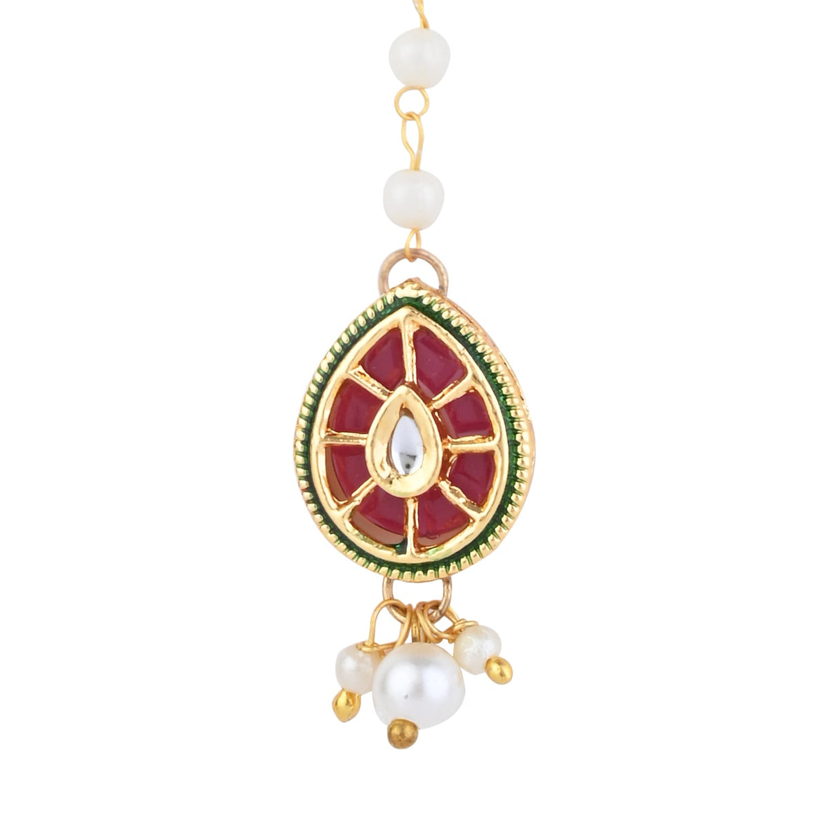 Kundan Stone Maang Tikka for Girls