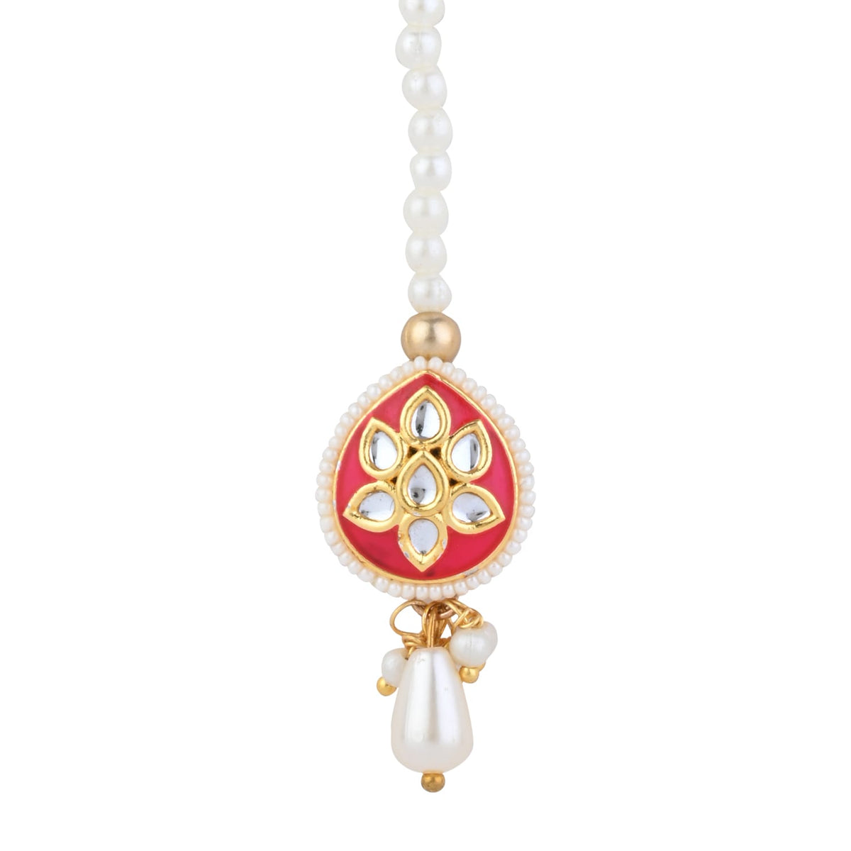 Kundan Stone Maang Tikka for Girls