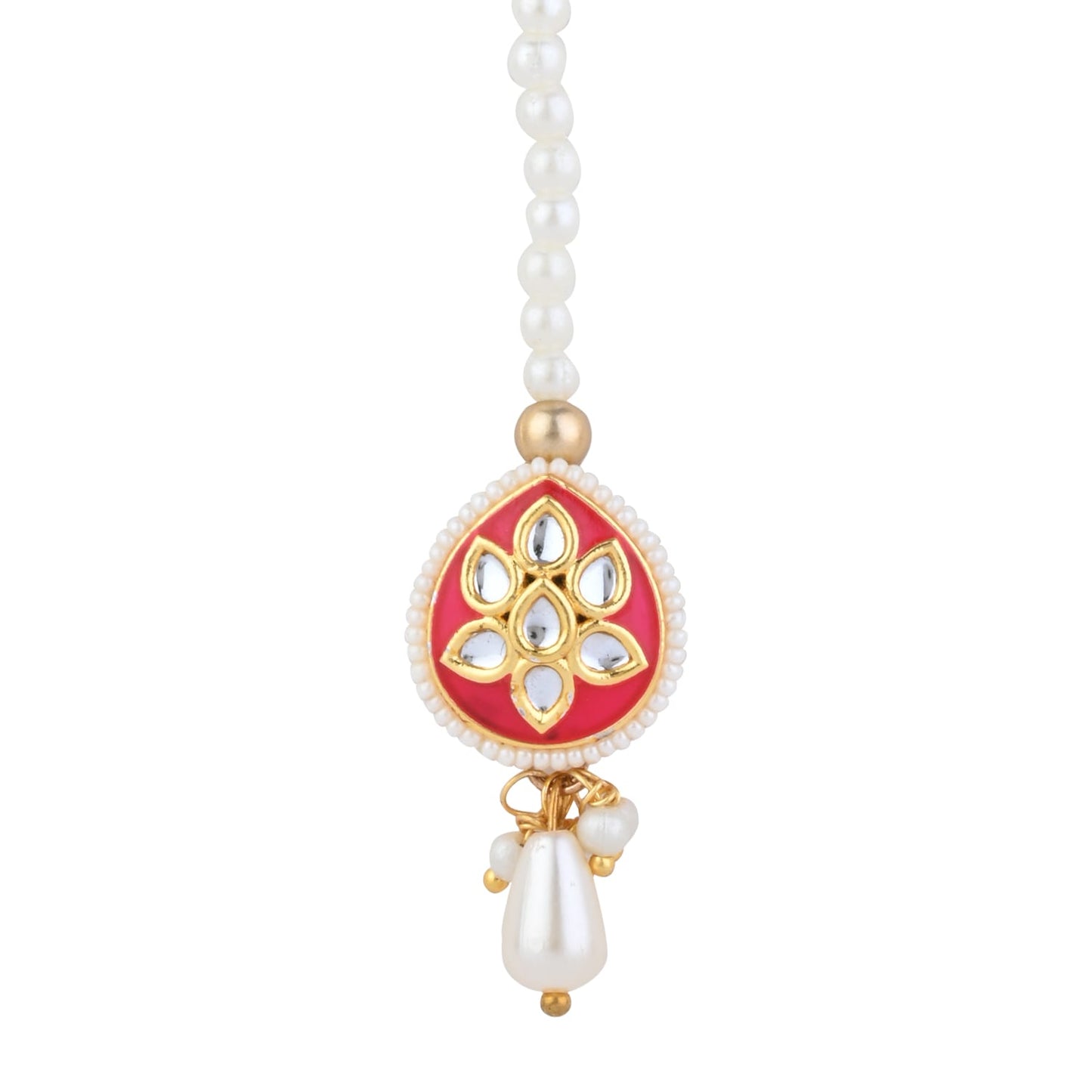 Kundan Stone Maang Tikka for Girls