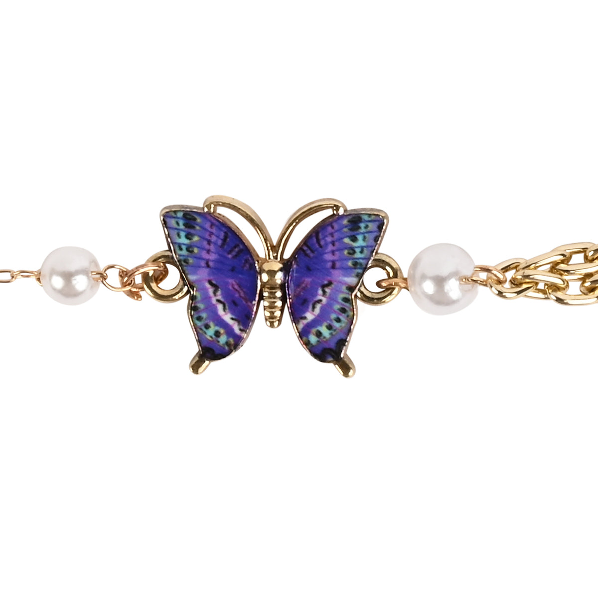 Butterfly Charm Girls Bracelet Rakhi