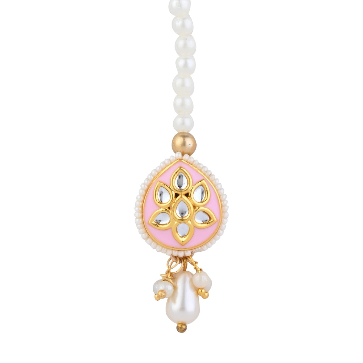 Kundan Stone Maang Tikka for Girls