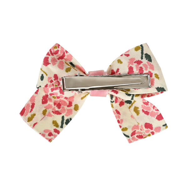 Floral Hair Clips [Set of 2] - Red & Pink